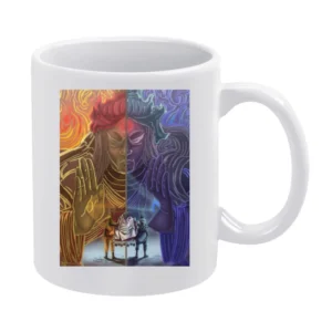 Sasuke Uchiha Naruto Uzumaki and the sage of the six path anime manga White Mug