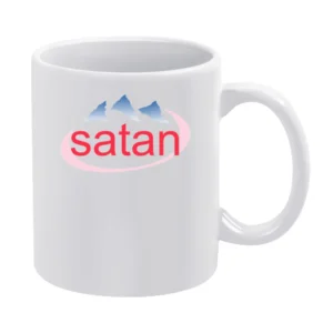 Satan Funny Water Parody White Mug