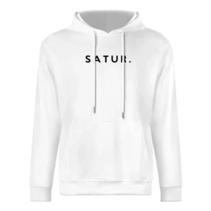 Saturday Fun Short Form Days Of The Week Popular Graphic European Size Men Hoodie