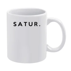 Saturday Fun Short Form Days Of The Week Popular Graphic White Mug