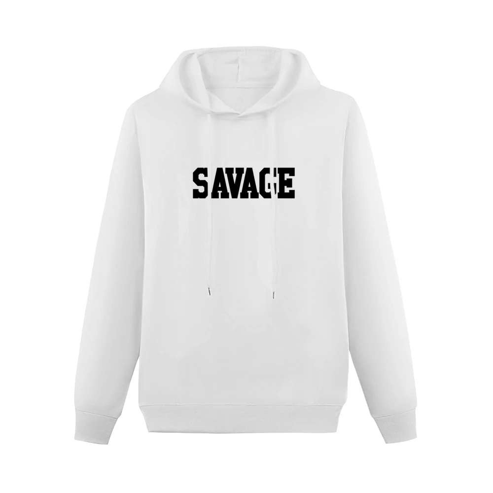 Savage Fun Popular Graphic Tee Shirt Men Hoodie Without Pocket