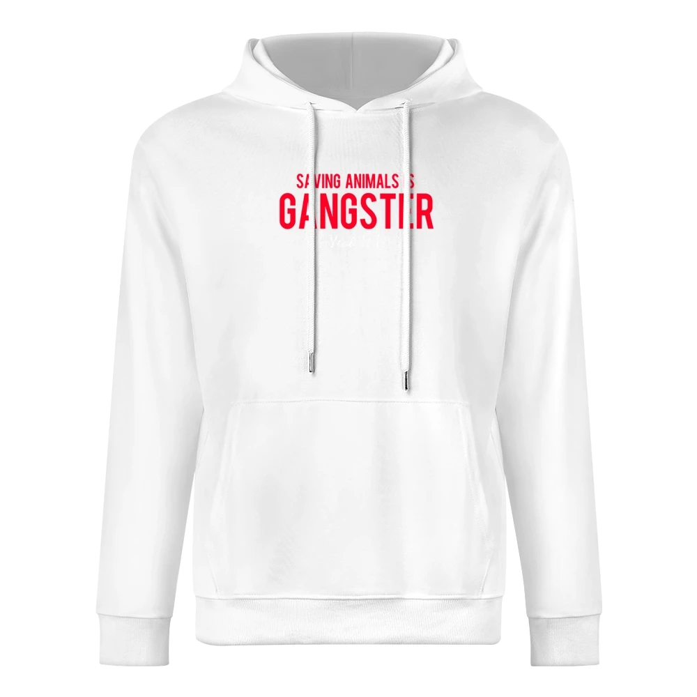 Saving Animals Is Gangster Popular Celebrity Miley Cyrus Graphic TShir European Size Men Hoodie