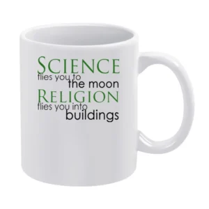 Science and Religion Definition White Mug