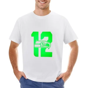 Seahawks 12th Man Tshirt Asian Size Men T-Shirt