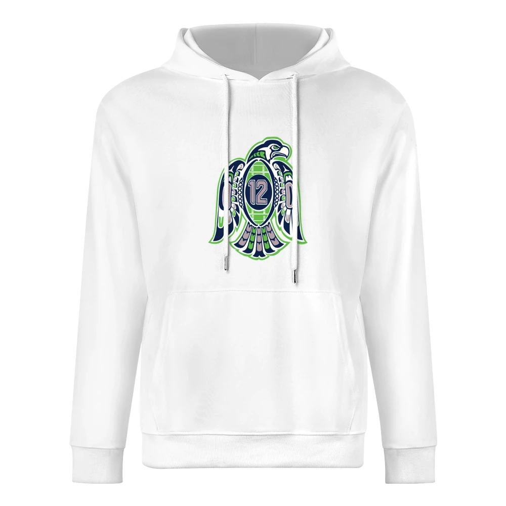 Seattle Football 12th Man European Size Men Hoodie