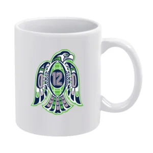 Seattle Football 12th Man White Mug