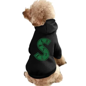 Seattle Hockey Team Retro Metropolitans Sports Logo Fan Pet Apparel Clothes