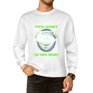 Seattle Seahawks The Best In The West Tshirt European Size Pullover Sweater