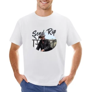 Send Rip Wheeler Yellowstone Show Asian Size Men T-Shirt