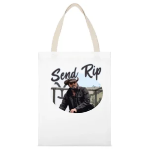 Send Rip Wheeler Yellowstone Show White Canvas Tote Shopping Bag