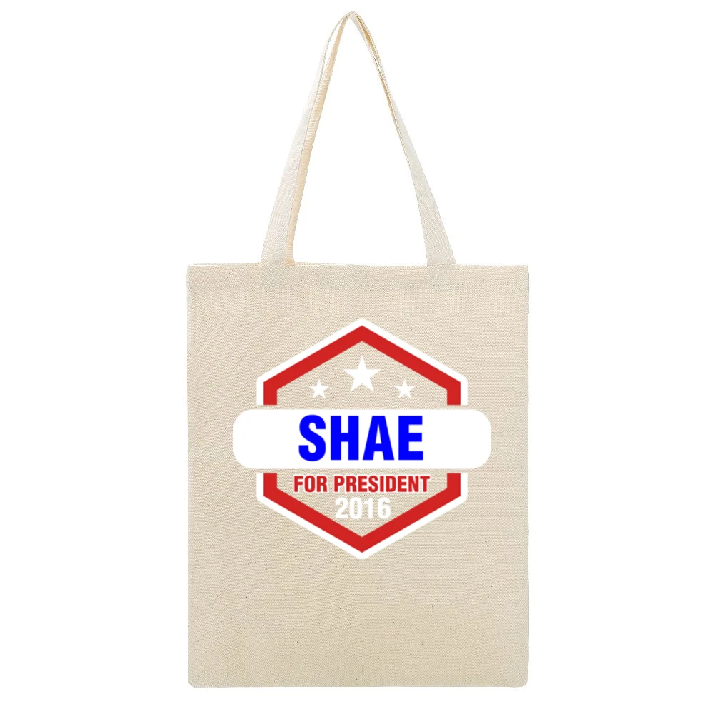Shae For President 2016 Game of Thrones TV Show Beige Canvas Tote Shopping Bag