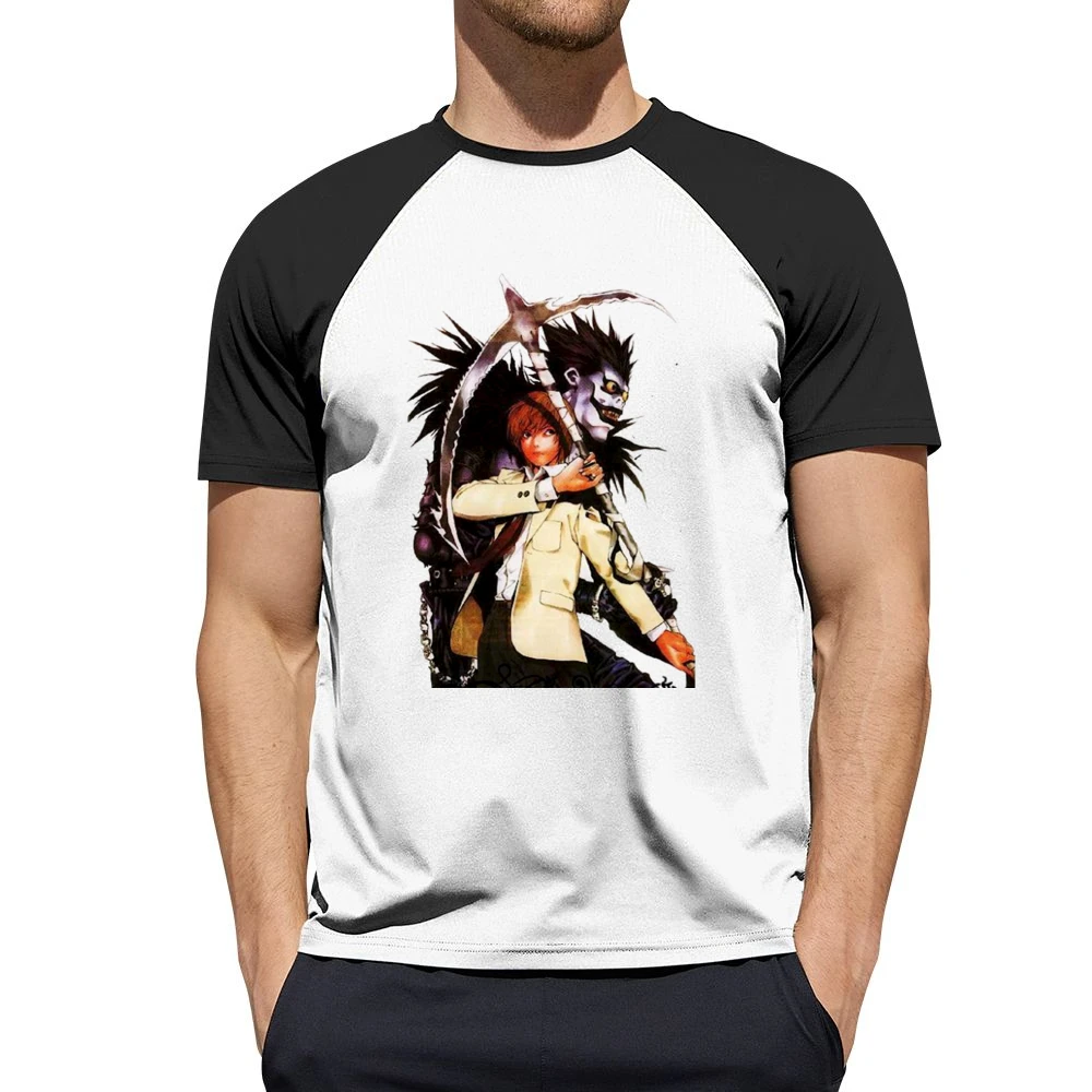 Shinigami Ryuk and yagami light Kira killer Death Note Men Short Sleeve T-Shirt