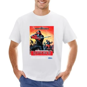 Shinobi 3 Return Ninja Master Sega Genesis Old School Retro Video Game Asian Size Men T-Shirt