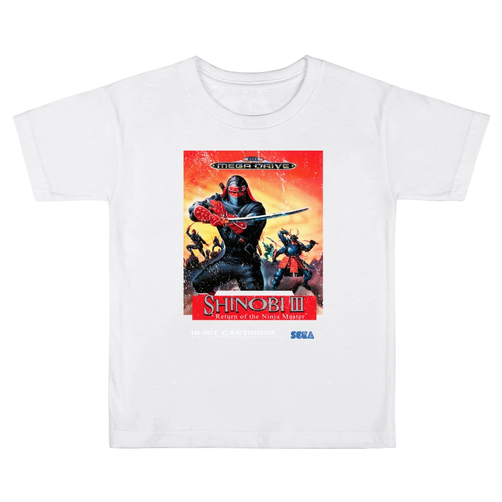 Shinobi 3 Return Ninja Master Sega Genesis Old School Retro Video Game Kids Boys Girls T-Shirt