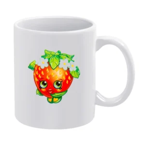 Shopkins Strawberry Kiss White Mug