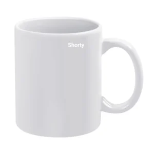 Shorty Name Tshirt White Mug