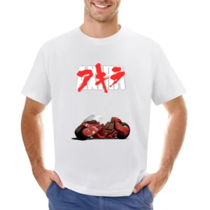 Shotaro Kaneda motorcycle bike bosozoku Capsule gang akira manga ani Asian Size Men T-Shirt