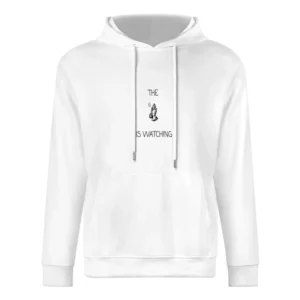 Six is watching European Size Men Hoodie