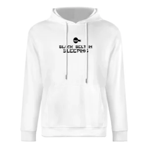 Sleeping Black Belt Tshirt European Size Men Hoodie