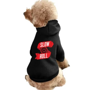 Slow Roll Car Tire Rim Fun Graphic Pet Apparel Clothes