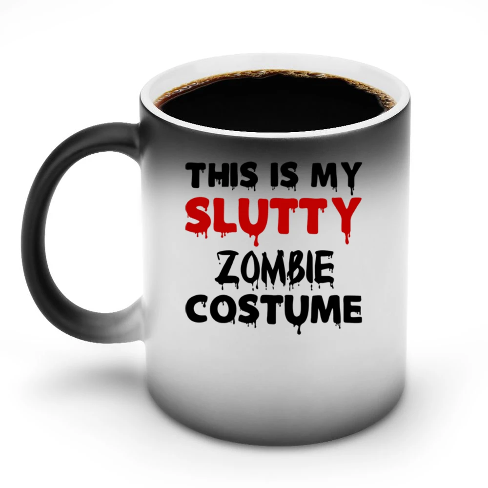 Slutty Zombie Tshirt (all Styles And Colors Available) Discoloration Mug