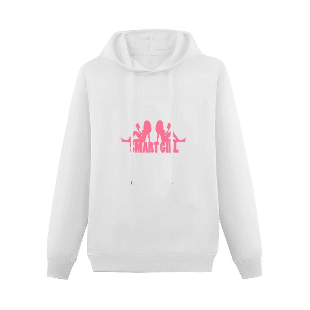 Smart Girl Men Hoodie Without Pocket