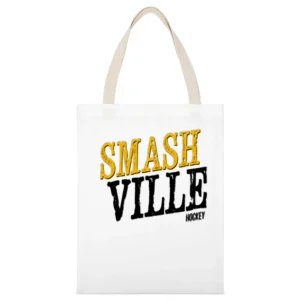 Smashville Hockey Stanley Cup Playoffs Nashville Texas Graphic Fan T S White Canvas Tote Shopping Bag