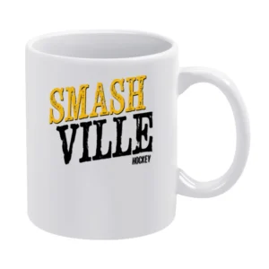 Smashville Hockey Stanley Cup Playoffs Nashville Texas Graphic Fan T S White Mug