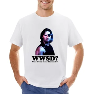 Snake Plissken What Would he Do Escape from New York Asian Size Men T-Shirt
