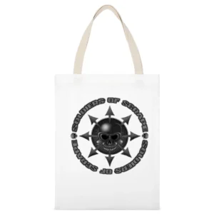 Soldiers of scarpes White Canvas Tote Shopping Bag