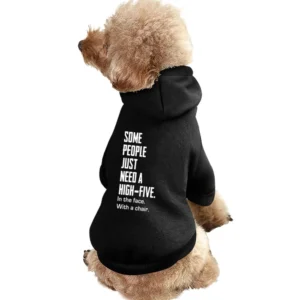 Some People Just Need A High Five Funny Tee Shirt Pet Apparel Clothes