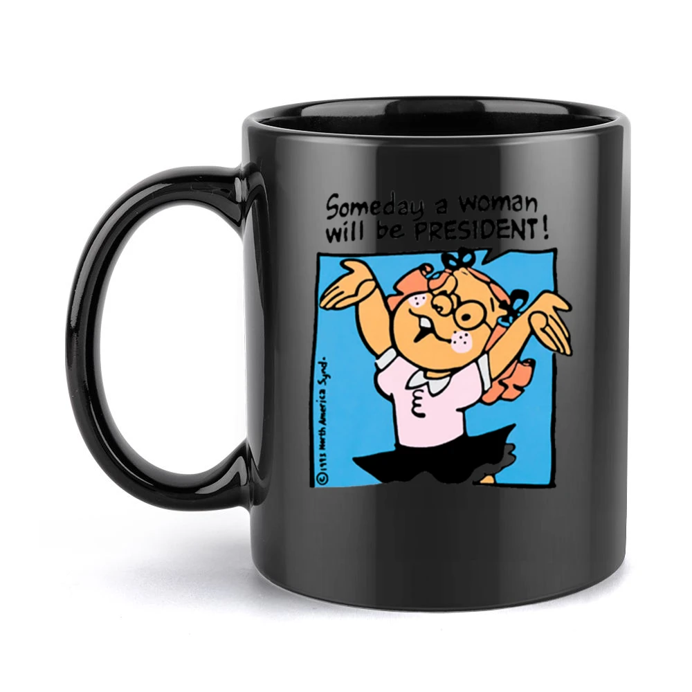 Someday A Woman Will Be President Vintage Controversial Walmart Americ Black Mug