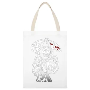 Sons of Anarchy the reaper guillotine White Canvas Tote Shopping Bag