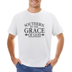 Southern By The Grace Of God Popular Tee Shirt Asian Size Men T-Shirt