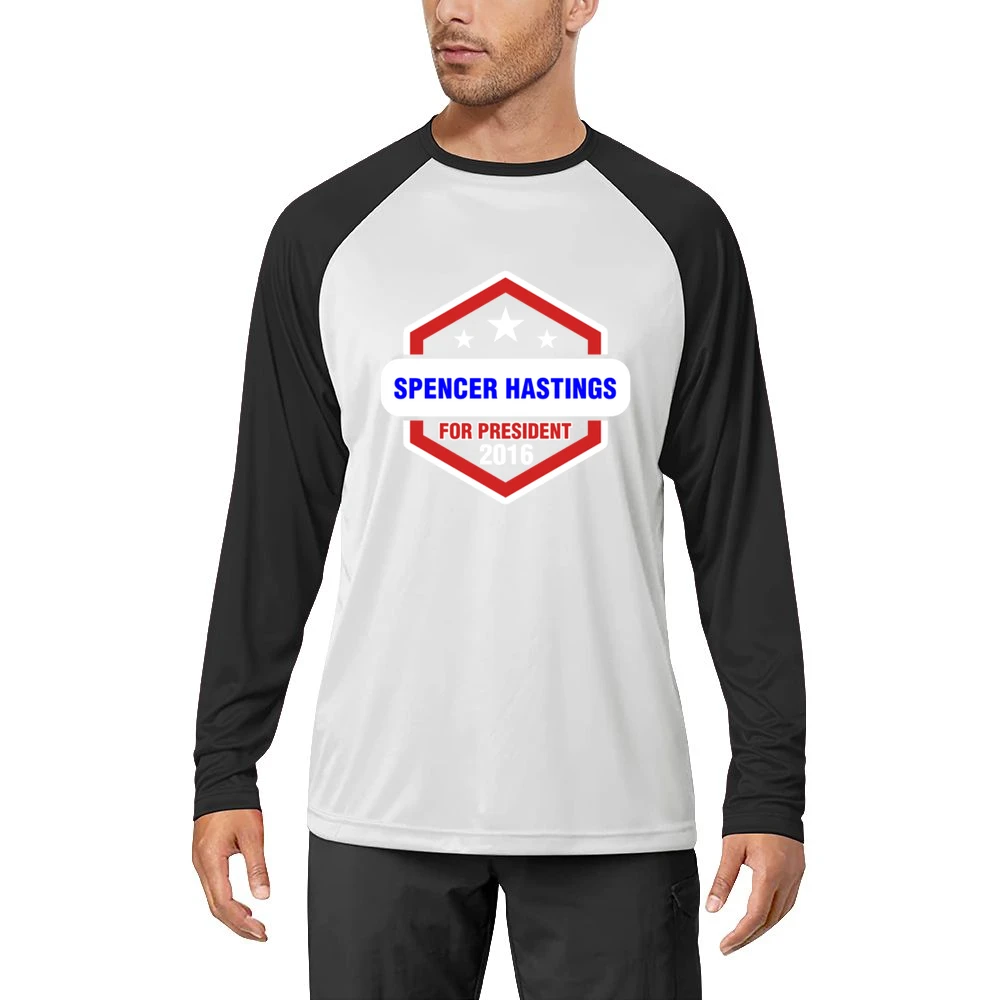 Spencer Hastings For President 2016 Pretty Little Liars TV Show T Shir Men Long Sleeve T-Shirt