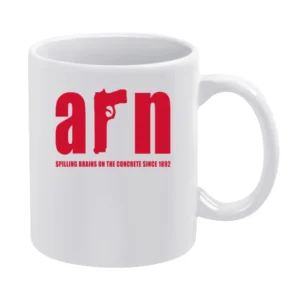 Spilling Brains Arn Anderson Wrestling Fan White Mug