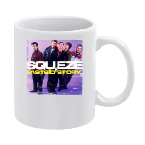 Squeeze East Side Story Album Cover Distressed Image White Mug