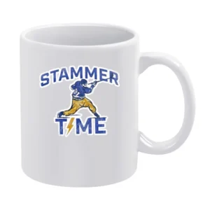 Stammer Time Steven Stamkos Hockey Playoffs Graphic White Mug