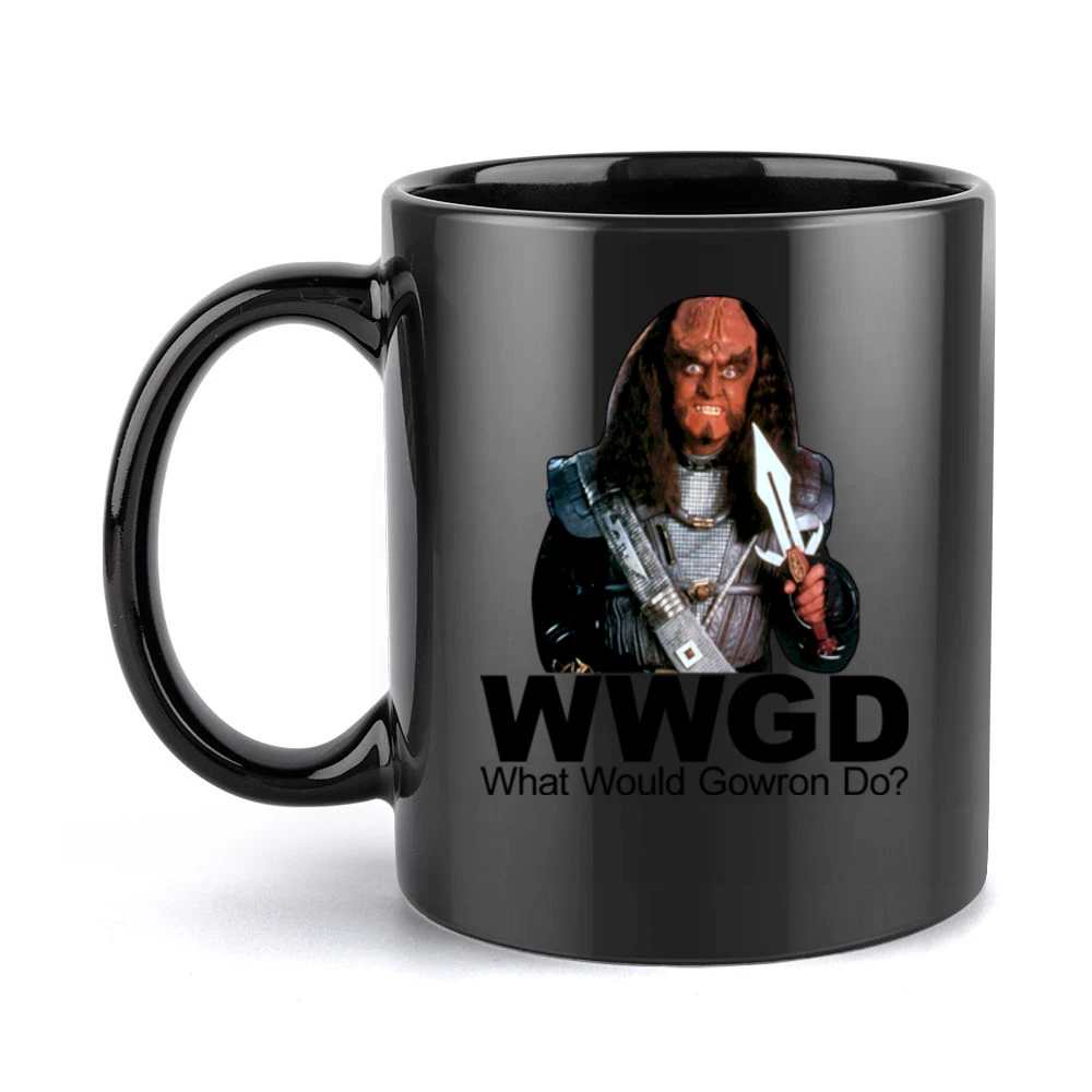 Star Trek What Would Gowron Do Black Mug