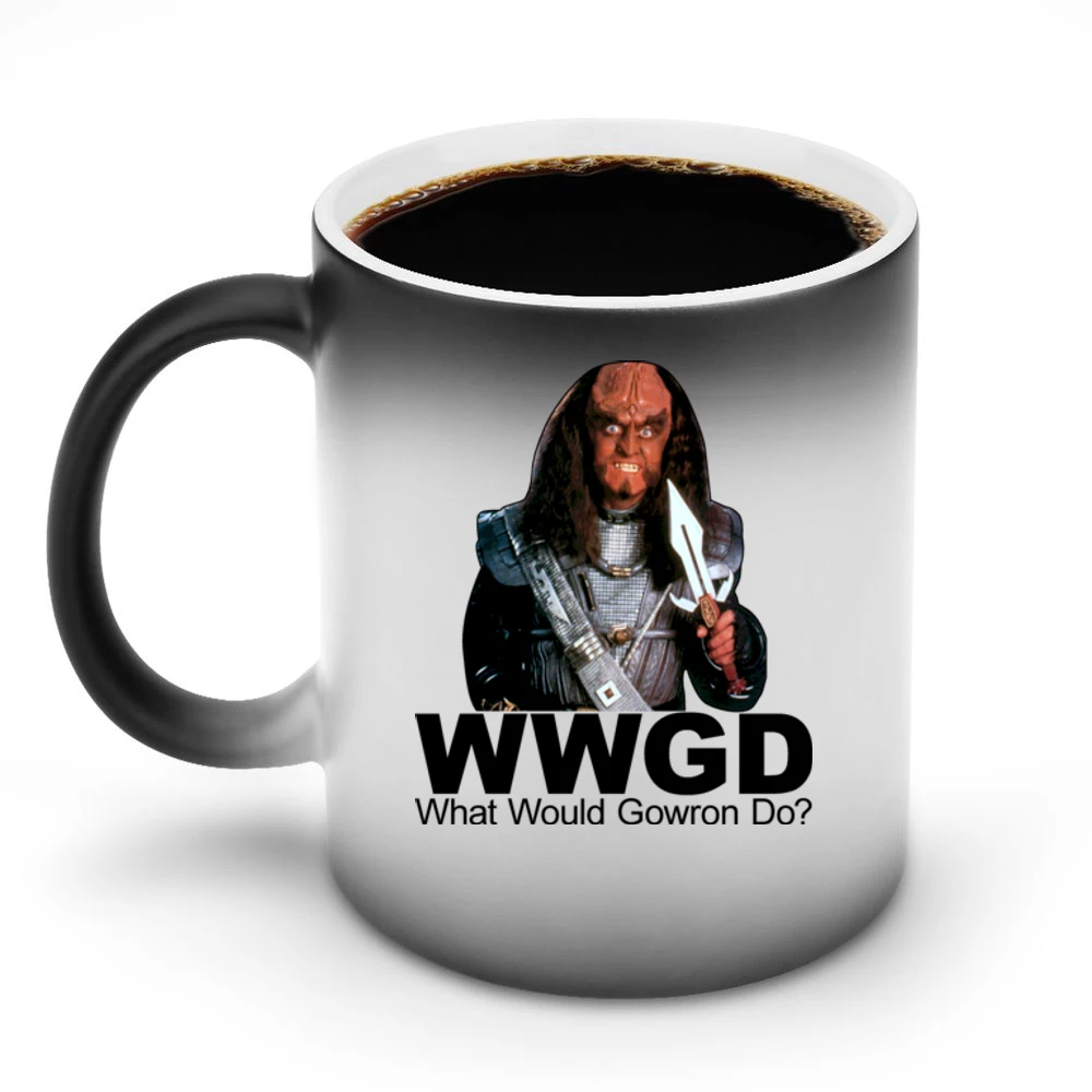 Star Trek What Would Gowron Do Discoloration Mug