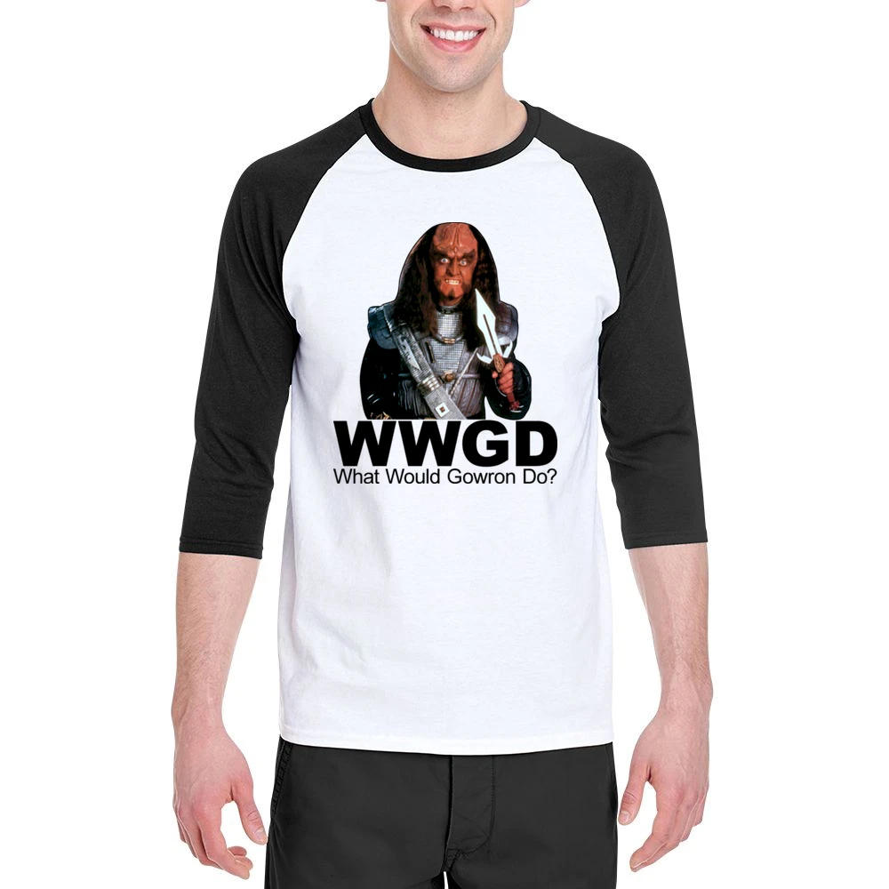 Star Trek What Would Gowron Do Men 3/4 Sleeve T-Shirt
