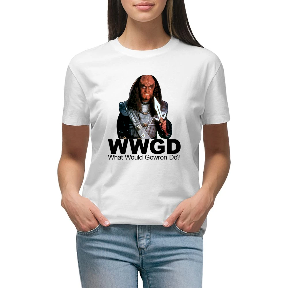 Star Trek What Would Gowron Do Premium Women Ladies T-shirt