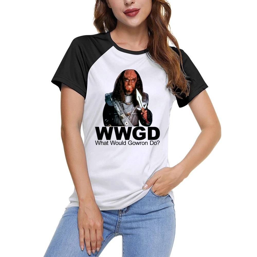 Star Trek What Would Gowron Do Women Ladies Short Sleeve T-Shirt