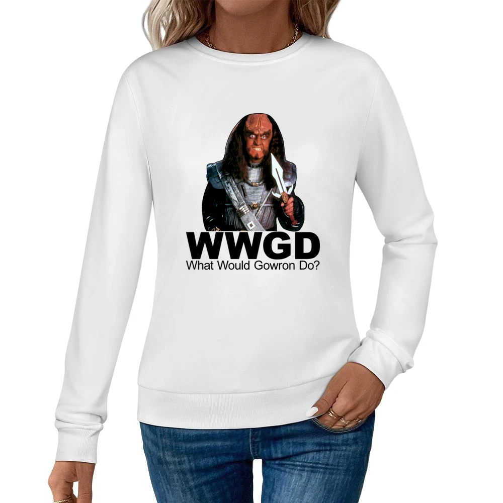 Star Trek What Would Gowron Do Women Pullover Sweatshirt
