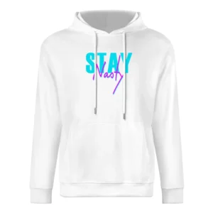 Stay Nasty Fun Popular Political Retro 80s Vintage Style Graphic Tee S European Size Men Hoodie