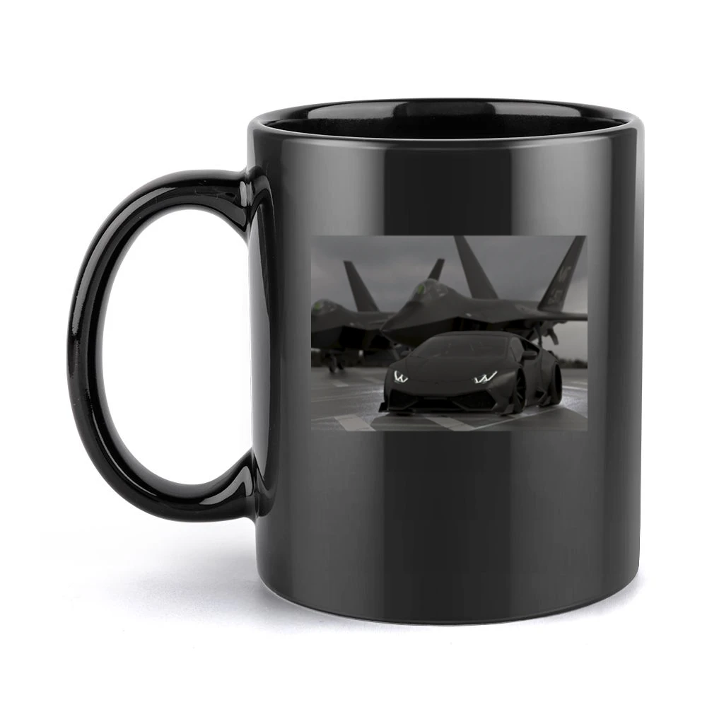 Stealth Lambo Tshirt Black Mug
