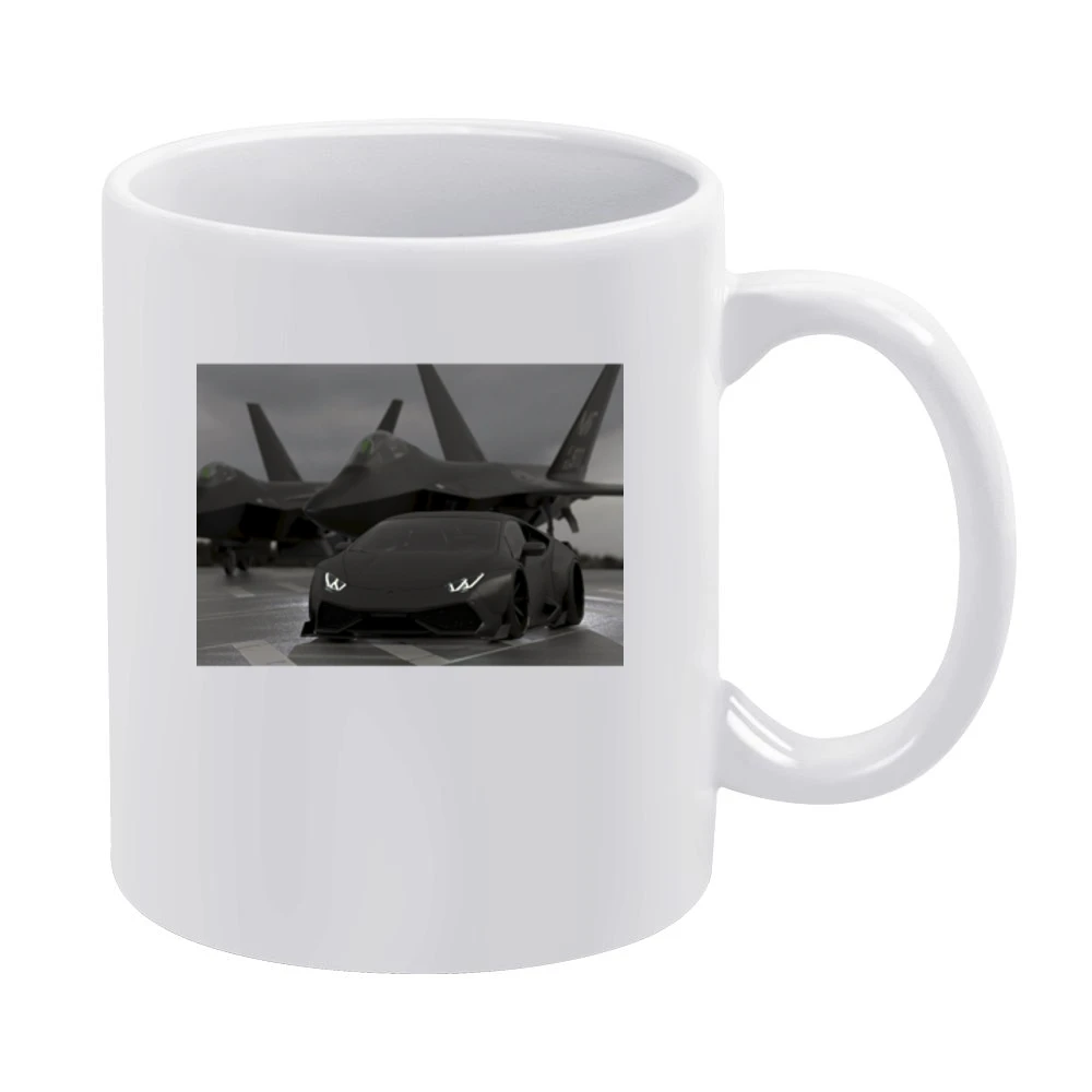 Stealth Lambo Tshirt White Mug