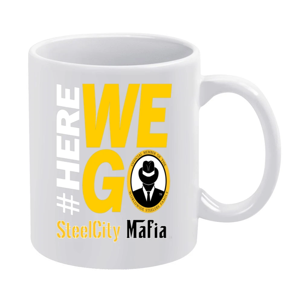 Steel City Mafia Tshirt White Mug