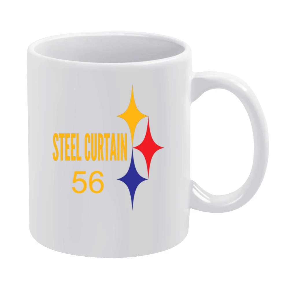Steel Curtain 56 White Mug