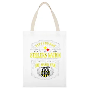 Steelers Nation Tshirt (all Styles And Colors Available) White Canvas Tote Shopping Bag